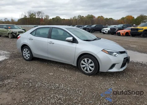2016 Toyota Corolla L z USA, uszkodzony, nr VIN 2T1BURHE8GC541685